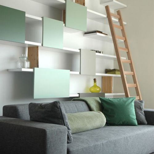 Picture of Modern Living Room Shelfs
